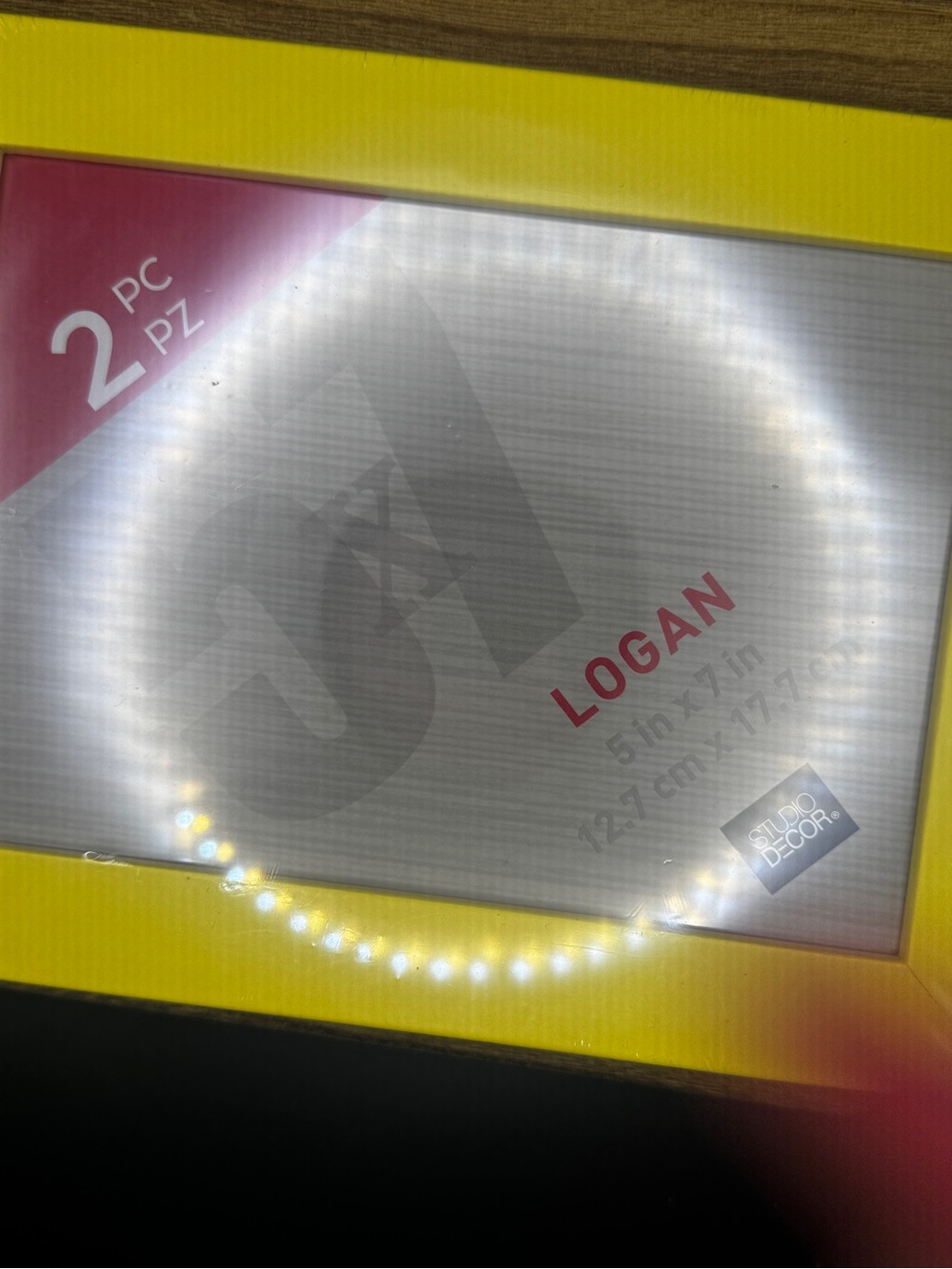🌻 Logan 5x7” Yellow Picture Frame Set